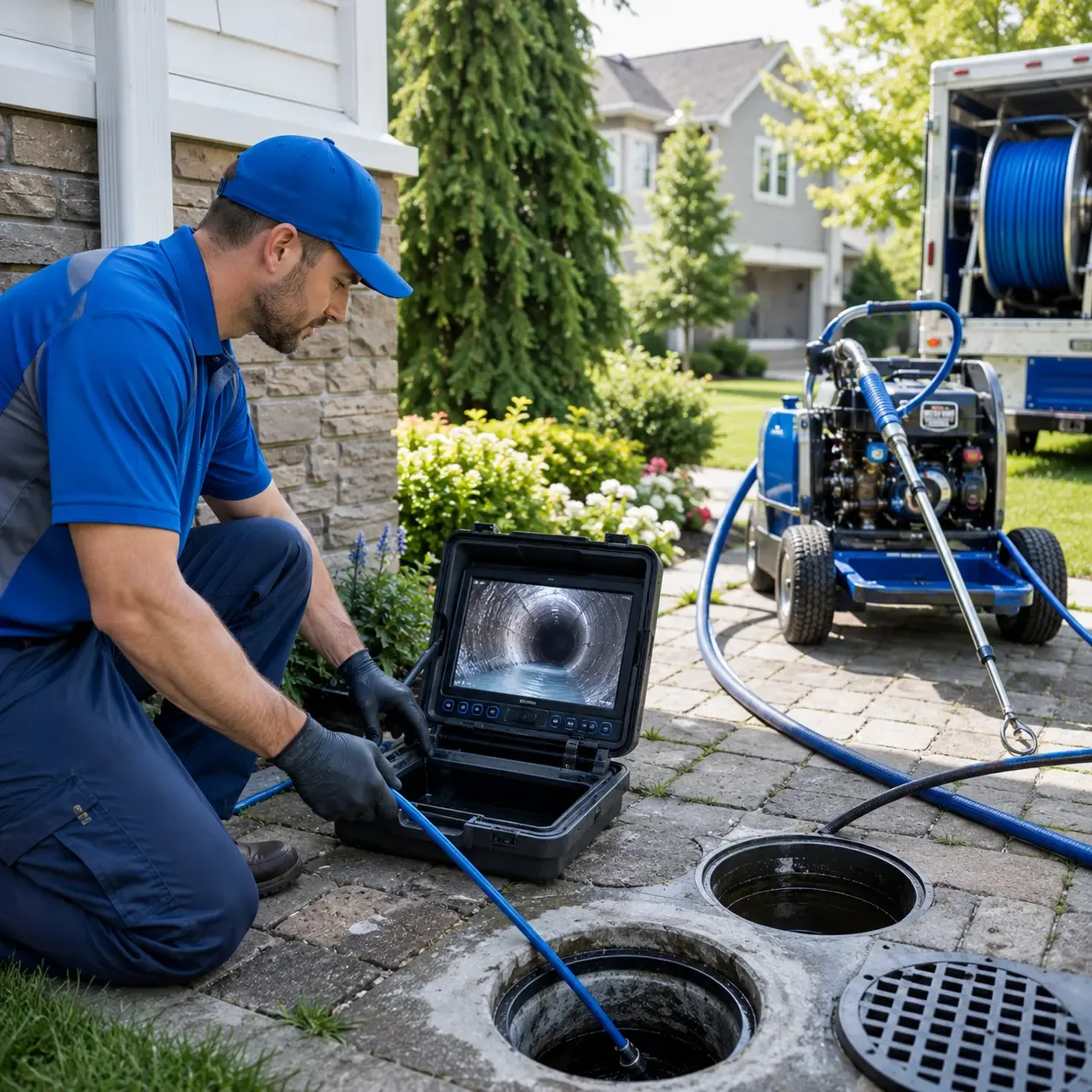 Outdoor drain cleaning professionals serving Goode, VA