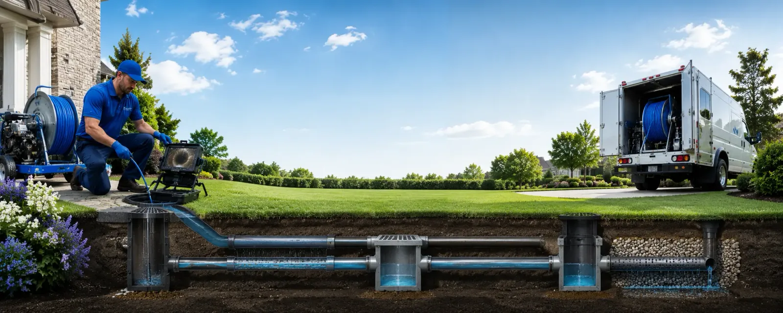 Outdoor drain cleaning information for Goode, VA